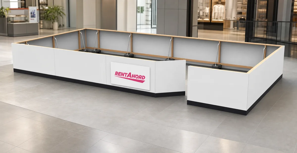 RentAHord retail shopping-centre hoarding CGI render